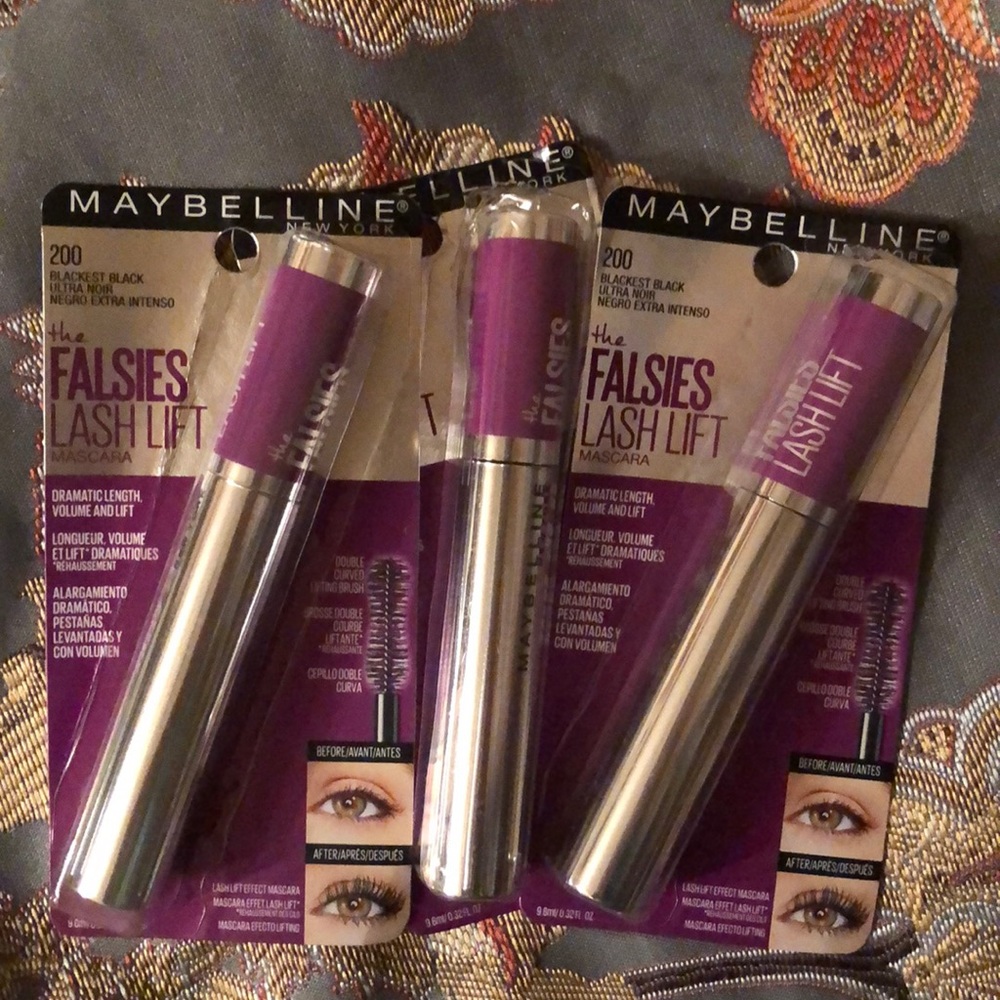 3 NIB Full-sized mascaras in Blackest Black
